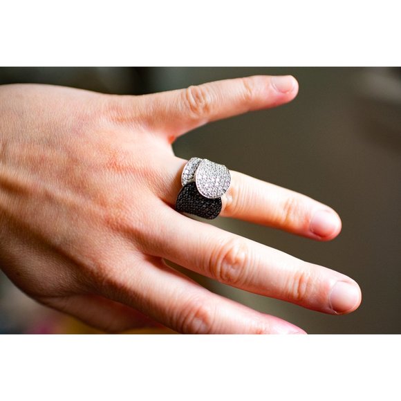 SIF JAKOBS ring zirconia stones - Picture 5 of 6